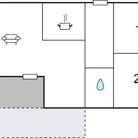 Awesome In With Kitchen بيت للعطل Fårevejle